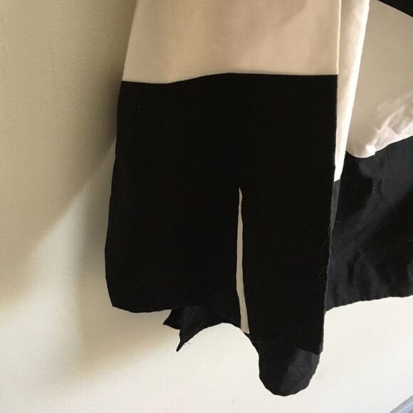 ZARA Strapless Striped Cropped Off Shoulder Blouse Black White XS - Picture 10 of 11